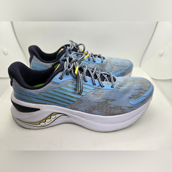 Saucony Endorphin Shift 3 Shoes Men's 7 Light Blue Running Athletic Gym Sneakers